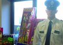 Police seize fireworks from unlicensed retailer